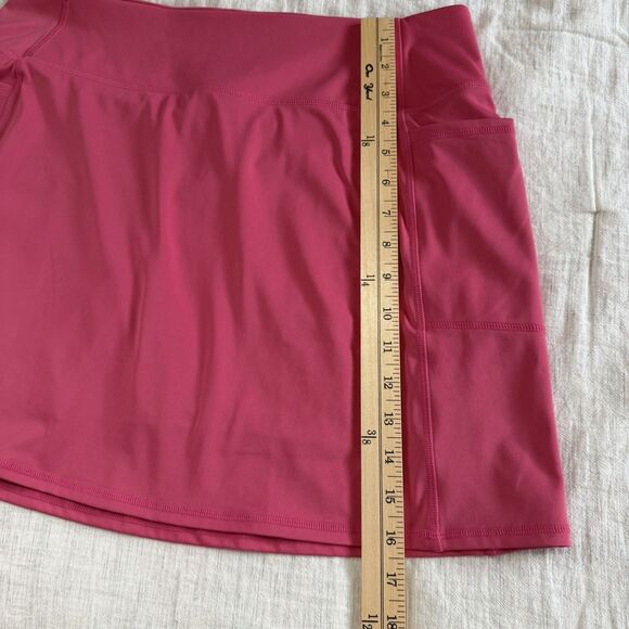 Skechers Go Walk High Waisted Athletic Skort Women's Large Pink Athleisure - Picture 9 of 12